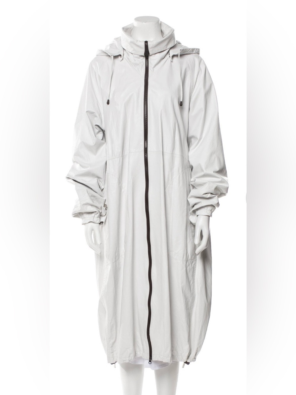 Marni Hooded Leather Coat